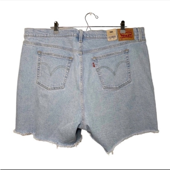 LEVI’S 501 NWT Original Distressed Denim Shorts size 20W - Picture 5 of 12